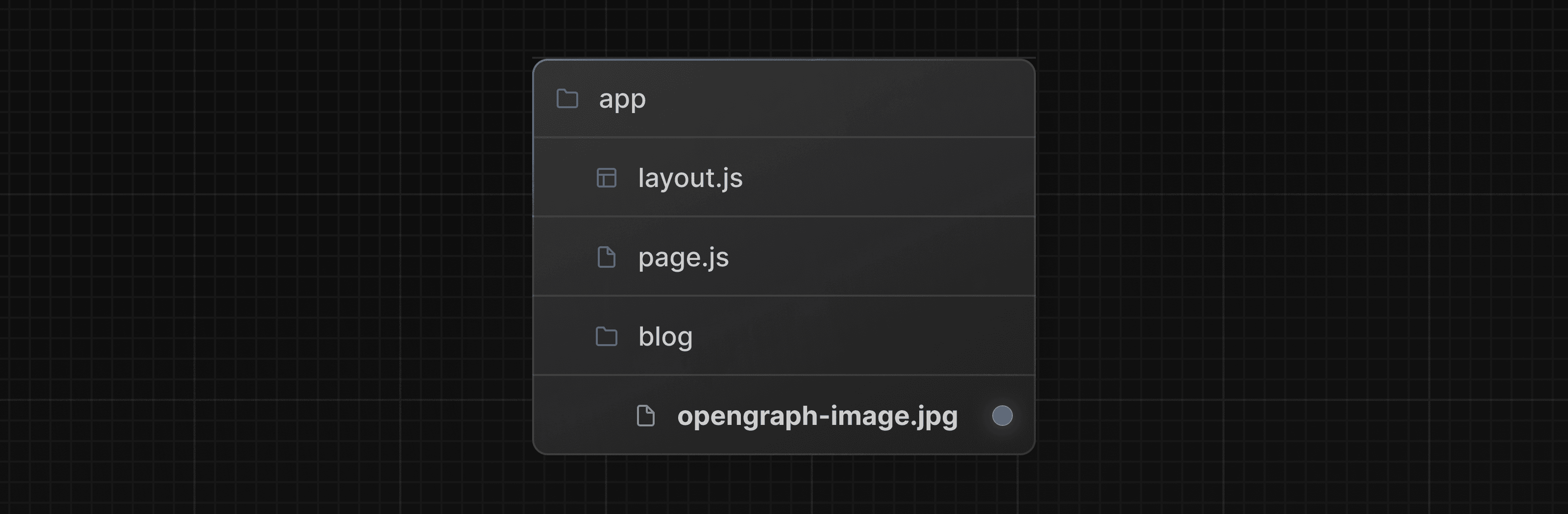 OG image special file inside the blog folder